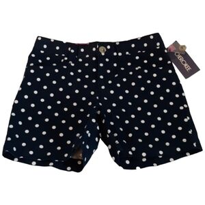 🪻BOGO🪻 NWT Girls Navy Polka Dot Shorts Sz‎ 10/12